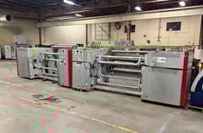 Comexi, 58" wide turret unwind with slicing, 32" diameter, 1100 FPM, 2003