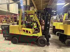 12000 lb. Hyster #S120FT, LPG forklift, class IV, 3 stage mast, 92"/185" mast, side shift, 2012