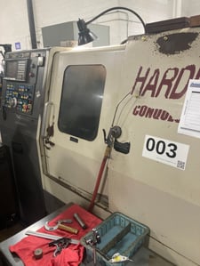 Hardinge #SG-42, CNC Lathe, 1.5" bar capacity, 3-Axis, 15 HP, 5000 RPM, GE Fanuc 18-T