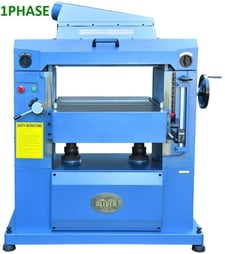 22" Oliver #4455, Single-Sided Planer, w/ HCX Head, 20/30 FPM, 32-1/4" x 23-3/4" table, 5k RPM, new