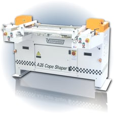 Voorwood #A26, Dual Spindle Coping Shaper, 42" x 16" table, new