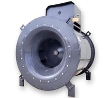 40838 cfm @ 6 S.P., Acme Engineering Centri-Master #M698390-2154, inline centrifugal fan, 60 HP, unused