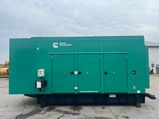 250 KW Cummins / Cummins #QSL9-G7, diesel generator set, base tankk, sound attenuated enclosure, 480 Volts