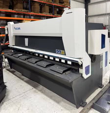 1/4" x 10' Accurl #MS8-6x3200, CNC hydraulic shear, Elgo touch Control, 17 hold downs, 2020