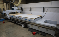 Weeke #BHP-200, Flat Table CNC Router, 5' x 12' table, 145.6" X, 61" Y, 14.5" Z, 8 pos. tool changer, 2007