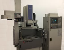 Mitsubishi #EX8, 11.8"X, 9.8"Y, 9.8"Z, Mits Fuzzy Logic Control, C-Axis, 16/32 AEC, 8 pos programmable flush