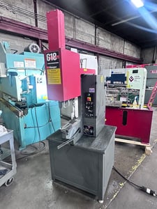 6 Ton, Haeger #618-Plus, insertion press, 8" stroke, 18" throat, 2011