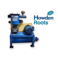 348 cfm, Howden #47-URAI-L, rotary lobe positve displacement blower, 15 HP, 15" HgV