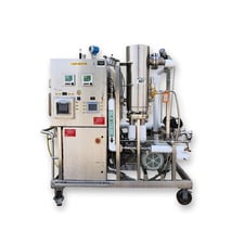 Alphabio, Inc. #ABS0378-SYS-003, portable Stainless Steel CIP Clean-In-Place skid, Allen-Bradley PanelView