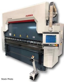 110 Ton, Durma #AD-S-30100, CNC Hydraulic Press Brake, 10' overall, 102" between housing, 10.4" stroke, 20.8"