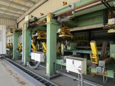 21" -60" Mair, Stacker, w/ Exit Conveyor, 2-3/8"-7" pipe diameter, 21"-60" L, magnetic bundle lift