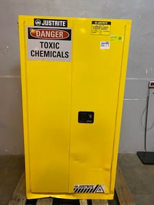 JustRite, Flammable Cabinets, 55 gallon, double doors, AS IS