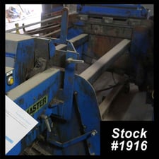 Burrmaster #1, brush deburring machine, 3" outside dimension x 120" overall, 18" brush length, electrical