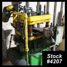 20 Ton, MV Machine Works, 4-post pneumatic cut-off press, 2 stroke, 11" x 13" bed