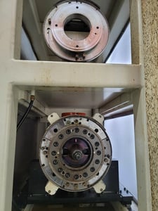 12.9" SNK #BFR-3500, ram type CNC horizontal boring mill, 60 ATC, 314.9" X, 137.8" Y, 43.3" Z, right angle