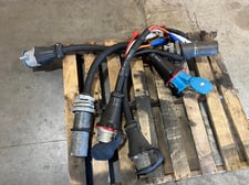 5 Cables with, Appleton connectors attached one end & Camlock, 400 amp on other end