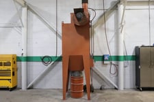 Zero Products, dust collector, 2 HP, Shop Air pulse cleaning, collection bin, pressure gauge
