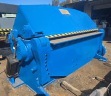 3/8" x 10' Dreis & Krump #PB-10375, power bending leaf brake, 10 HP, pneumatic clamping