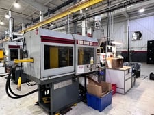 120 Ton, 8 oz., Van Dorn #120-HT-8F, horizontal injection molding machine, 25" x24" tie bar spacing, 19" DL