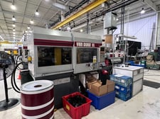85 Ton, 5 oz., Van Dorn #85-HT-5F, horizontal injection molding machine, 13" x16" tie bar spacing, 22" DL, 15