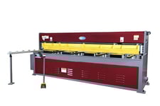 10 gauge x 10' GMC #HS-1010M, Hydraulic Metal Shear, 7.5 HP, w/ electric 24" Back Gauge, 10' 1" blade, 10-15