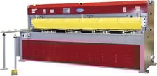 10 gauge x 12' GMC #HS-1214M, Hydraulic Metal Shear, 12' blade, 18" throat, 10 HP, 10-12 SPM, 24" Back Gauge