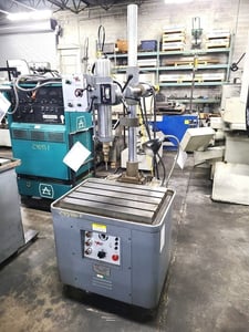 Electro-Arc #2DBT, disintegrator, 10 KVA, 31" x 23-1/2" table, 9" stroke, variable power feed, 220 V., coolant