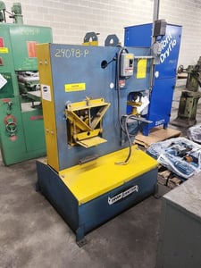 Iron Crafter #41/41, Hydraulic Ironworker, 40 Ton, 2 station, 10" trt, 1.25" punch diameter, 2" stroke, 1979