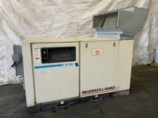 194 cfm, 128 psig, Ingersoll-Rand #SSR-EPE50SE, air compressor, 50 HP, 5320.6 hours, 1994