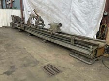 35" x 372" Lehmann, engine lathe, 22-1/2" swing over cross slide, 4-jaw 32" chuck, 2-Axis Newall DP700
