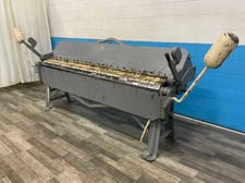 14 gauge x 8' Dreis & Krump #W40, box & pan finger brake, 6" finger extension, 37" bending height