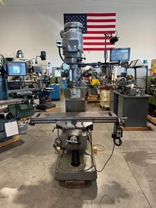 Bridgeport #Series-I, vertical mill, 9" x49" tbl., 2 HP, 26" X, 11.5" Y, 16" Z, 60-4200 RPM, Newall 2-Axis