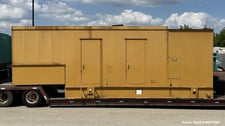 800 kW Caterpillar, Diesel Generator Set, 3412, 1180 HP, 480V, sound attenuated enclosure, 852 Hours, 2000
