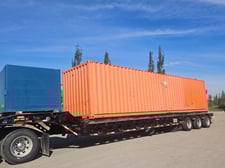 40' Standard Insulated Shipping Container on a Skid