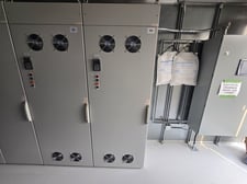250 HP Mitsubishi, FR-A740-02160-NA, Variable Frequency Drive, w/Magnetic Contactor, Transformer & Reactor, 3