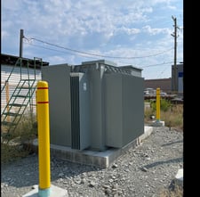 2000 KVA 24940 Primary, 600 Secondary, Eaton #0002KA65X4RA, Pad-Mounted Transformer, Isolation, Oil Type, 3