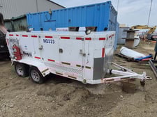 0.39 MMBTU/hr Flagro #FVOHC-400, Indirect Fired Heater w/GenSet, Oil/Diesel Fuel, 170 psi Gas, (2) 60W