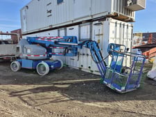 500 lb. Genie #Z-40/23N-RJ, Electric Boom Lift, 40.42' Platform height, 22.67' Platform Reach, (2) max