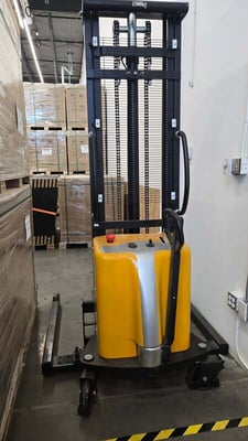 3300 lb. HOC #EMS1535-II, Semi-Electric Stacker, 45" Fork length, 138" Lift height, 850 hours, 2025