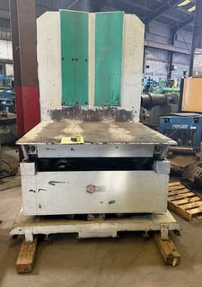 20000 lb. Gifford Hill, rotating coil upender, 60" v-deck, 72" OD, 42" passline, horizontal rotating base