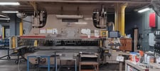 230 Ton, Cincinnati #230AF10 Autoform, CNC hydraulic press brake, 14' overall, 126.5" between housing, 6-Axis
