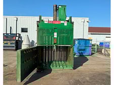 72" x 42" x 48" PTR #7200HD-8, vertical baler, 20 HP, 8" cylinder