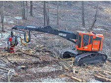 Timberpro #TN-725C, feller-buncher, 300 HP Cummins 8.3L, 100 gallon fuel tank, 24" double grouser pads, 2016