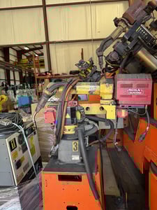 Fanuc, ArcMate 100iC, 6-Axis mig welding robot with R-30iB control, Lincoln I-400 power supply, 2014