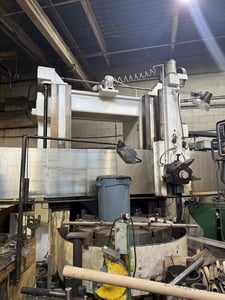 60" Gray #Series-60, vertical turret lathe, 68" swing, 96" head travel, 36" turret travel, GE Fanuc OT, 1997