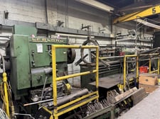 44"/136" x 96/264" LeBlond #4025, heavy duty sliding gap engine lathe, 3" hole, 5-600 RPM, digital read out