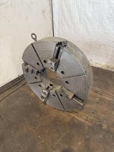 36" 4-jaw Hollow Spindle Lathe Chuck, 12" thru hole