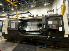 Hyundai Wia #L400LC, CNC lathe, 2-Axis, Fanuc 32i-A, 28.5" swing, 83.5" centers, 20" chuck, 6.5" bar, 2012