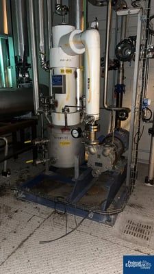 Rosenmund #PMSK-2510, APOVAC System, Stainless Steel, 25 HP, w/ Sulzer vacuum pump, 1991