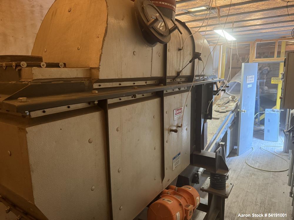 Carrier #FTDAD/C2460S, Fluid Bed Dryer, Gas-Fired, 24" x 5.5' Heated Section, Carbon Steel, 2 section, 316